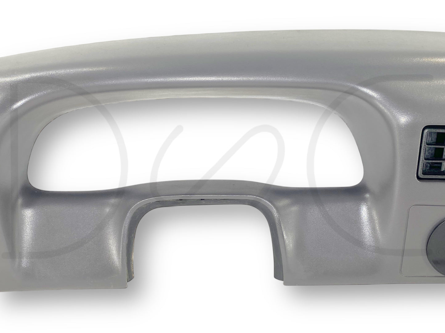 99-04 Ford F250 F350 Super Duty Dash Bezel Radio Cluster Trim Panel Gray *Blem*