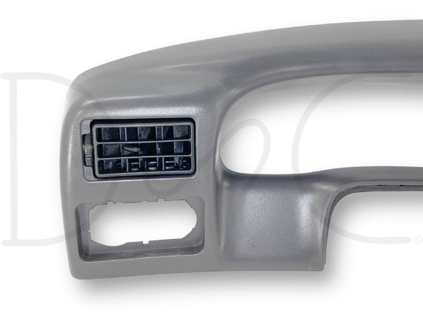 99-04 Ford F250 F350 Super Duty Dash Bezel Radio Cluster Trim Panel Gray *Blem*