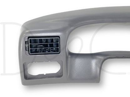 99-04 Ford F250 F350 Super Duty Dash Bezel Radio Cluster Trim Panel Gray *Blem*