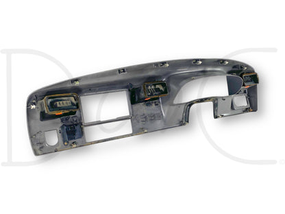 99-04 Ford F250 F350 Super Duty Dash Bezel Radio Cluster Trim Panel Gray *Blem*