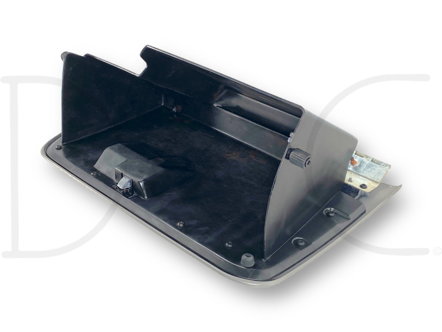 99-02 Ford F250 F350 Dash Glove Box Storage Bin Compartment Gray OE *Blem*