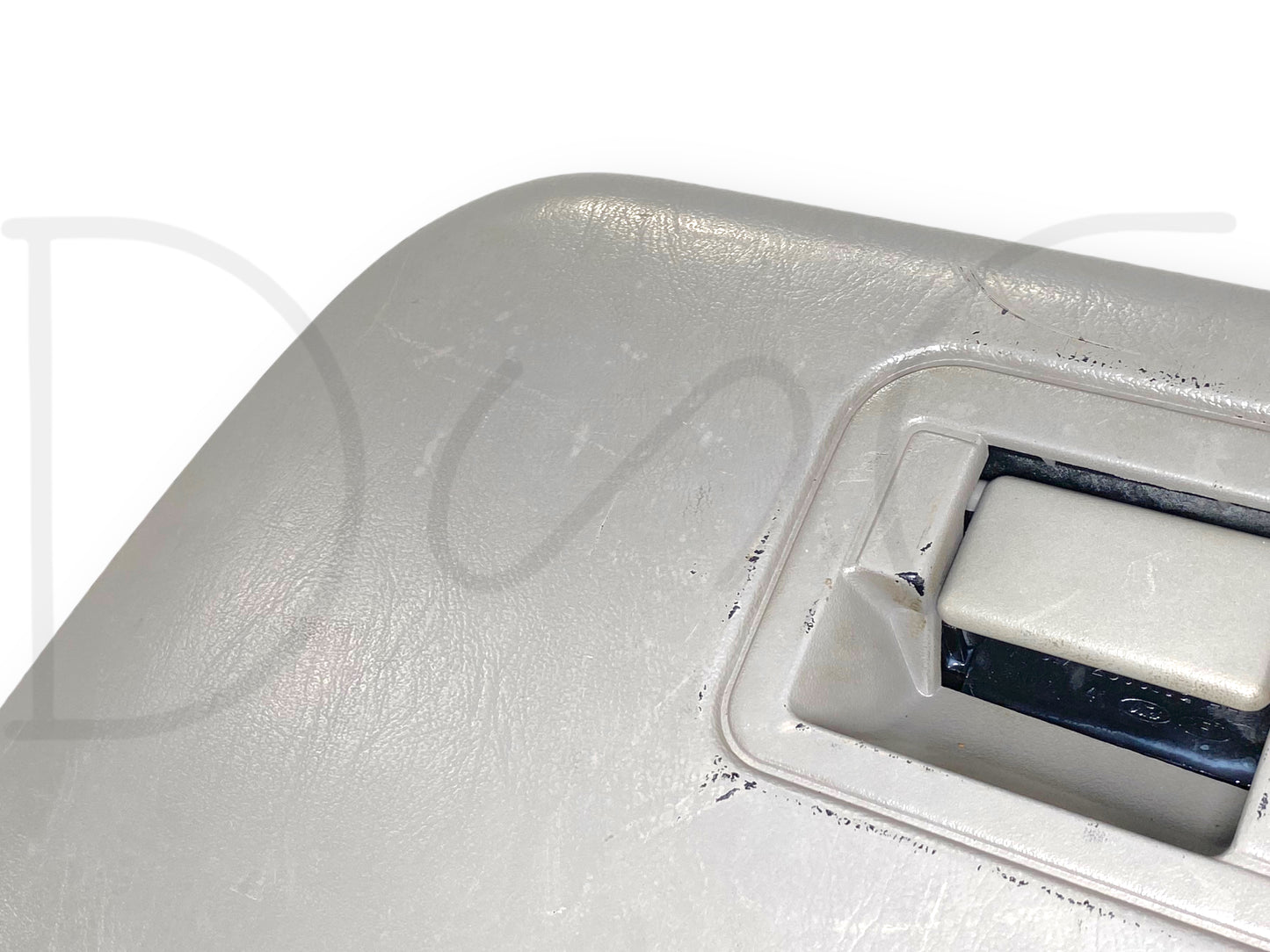 99-02 Ford F250 F350 Dash Glove Box Storage Bin Compartment Gray OE *Blem*
