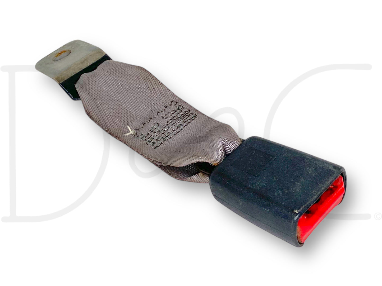 99-02 Ford F250 F350 Rear Back Seat Seatbelt Latch Buckle Gray OE