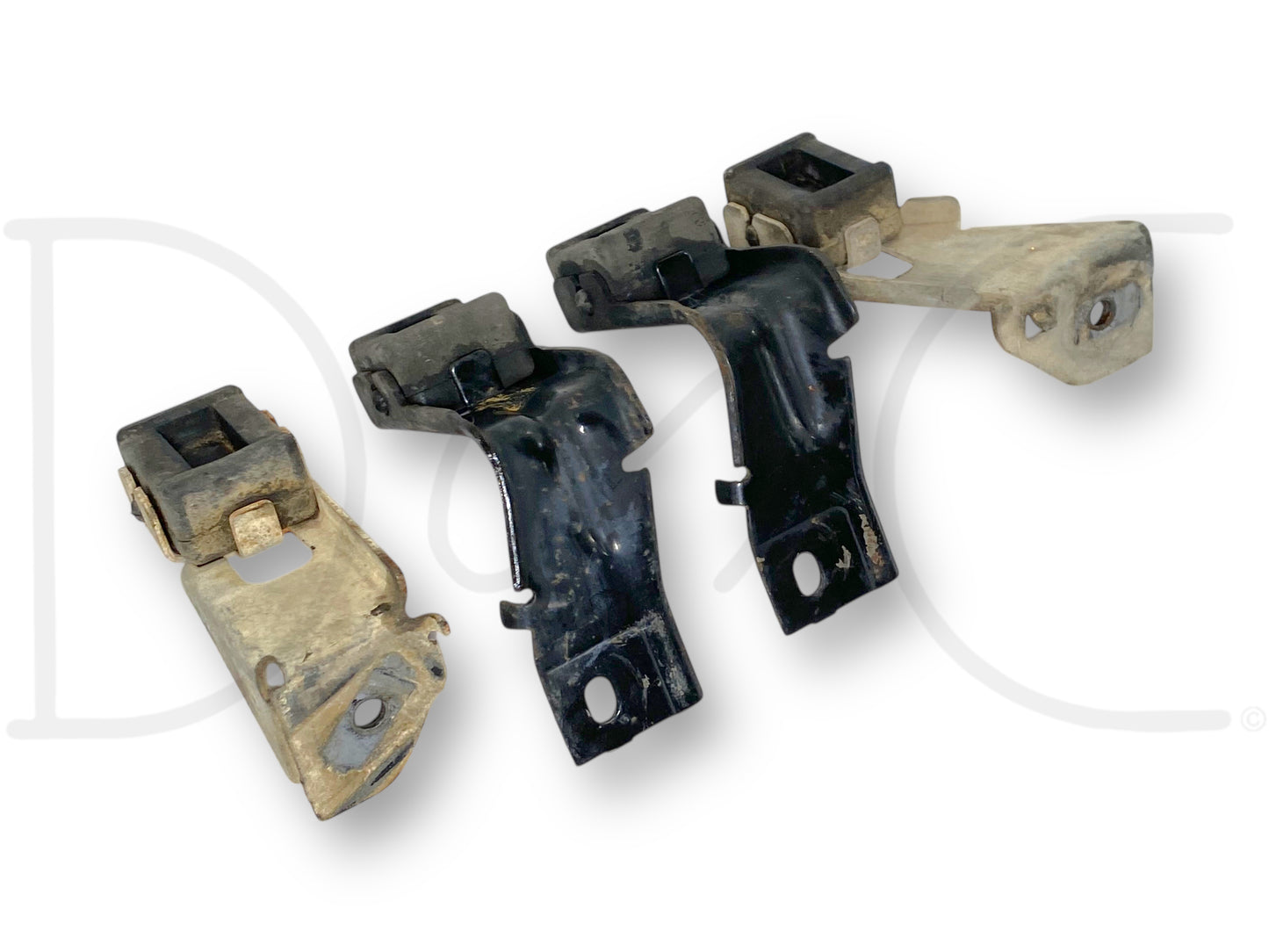 99-03 Ford F250 F350 Super Duty A/C Condenser Upper & Lower Bracket Set OEM