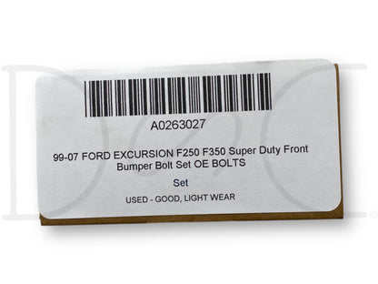 99-07 Ford Excursion F250 F350 Super Duty Front Bumper Bolt Set OE Bolts
