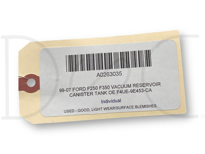 99-07 Ford F250 F350 Vacuum Reservoir Canister Tank OE F4UE-9E453-Ca