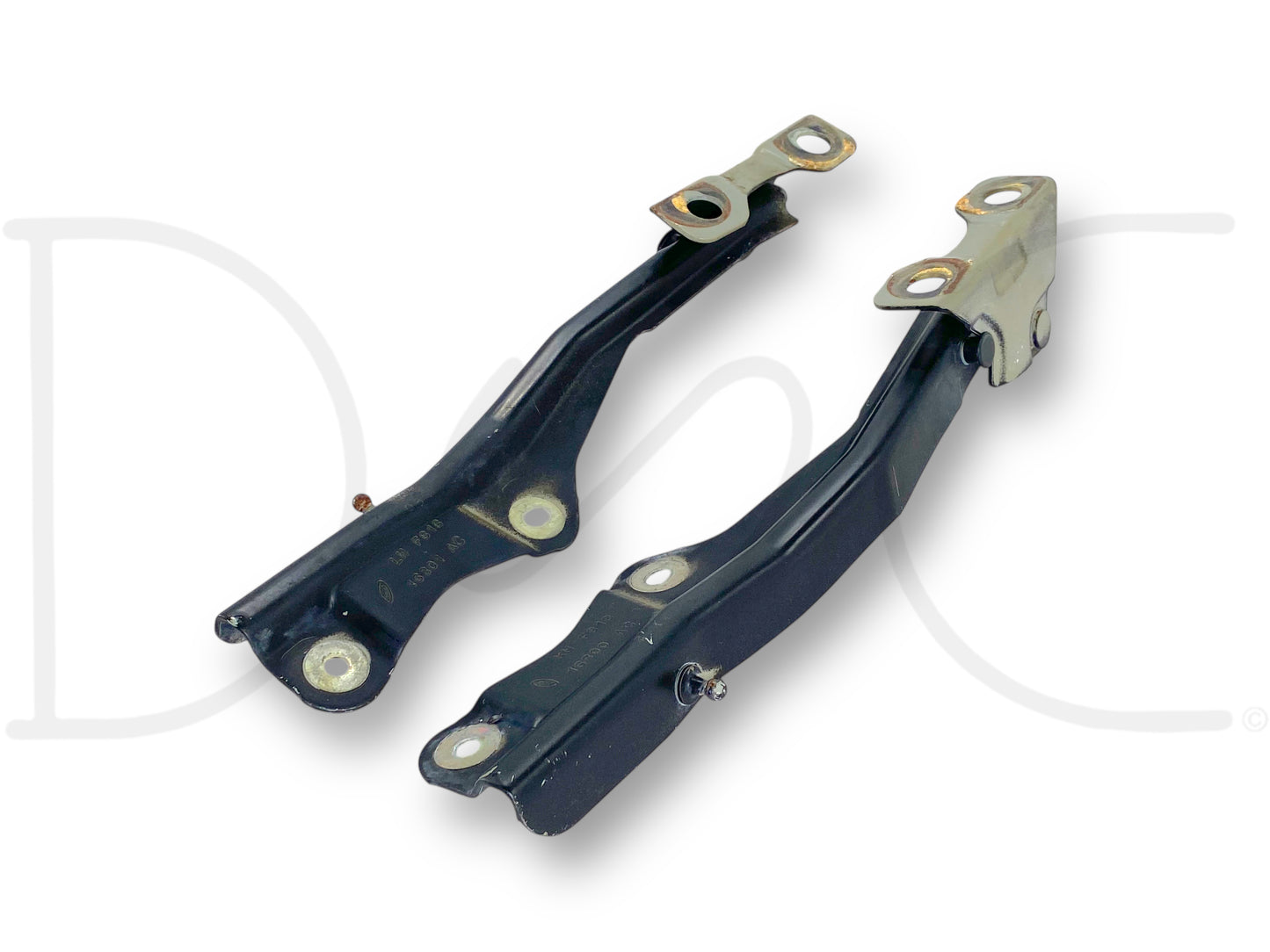 99-07 Ford F250 F350 Super Duty Hood Hinge Set Black Hood Hinges OE RH LH Pair
