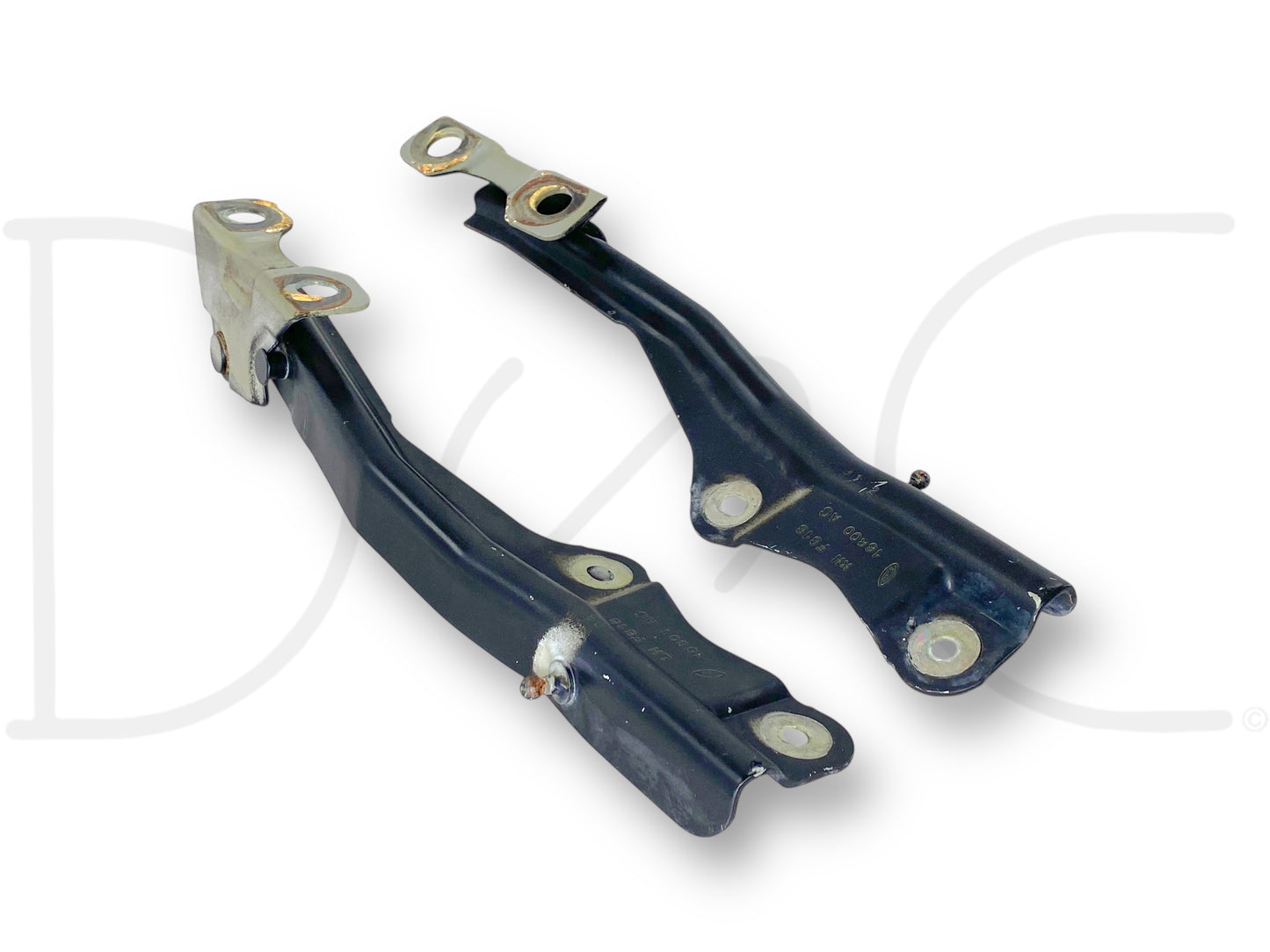 99-07 Ford F250 F350 Super Duty Hood Hinge Set Black Hood Hinges OE RH LH Pair