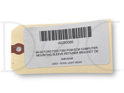99-02 Ford F250 F350 PCM ECM Computer Mounting Sleeve Retainer Bracket OE