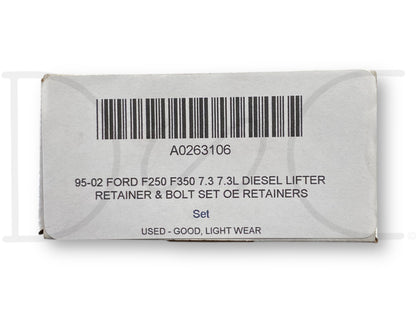 95-02 Ford F250 F350 7.3 7.3L Diesel Lifter Retainer & Bolt Set OE Retainers