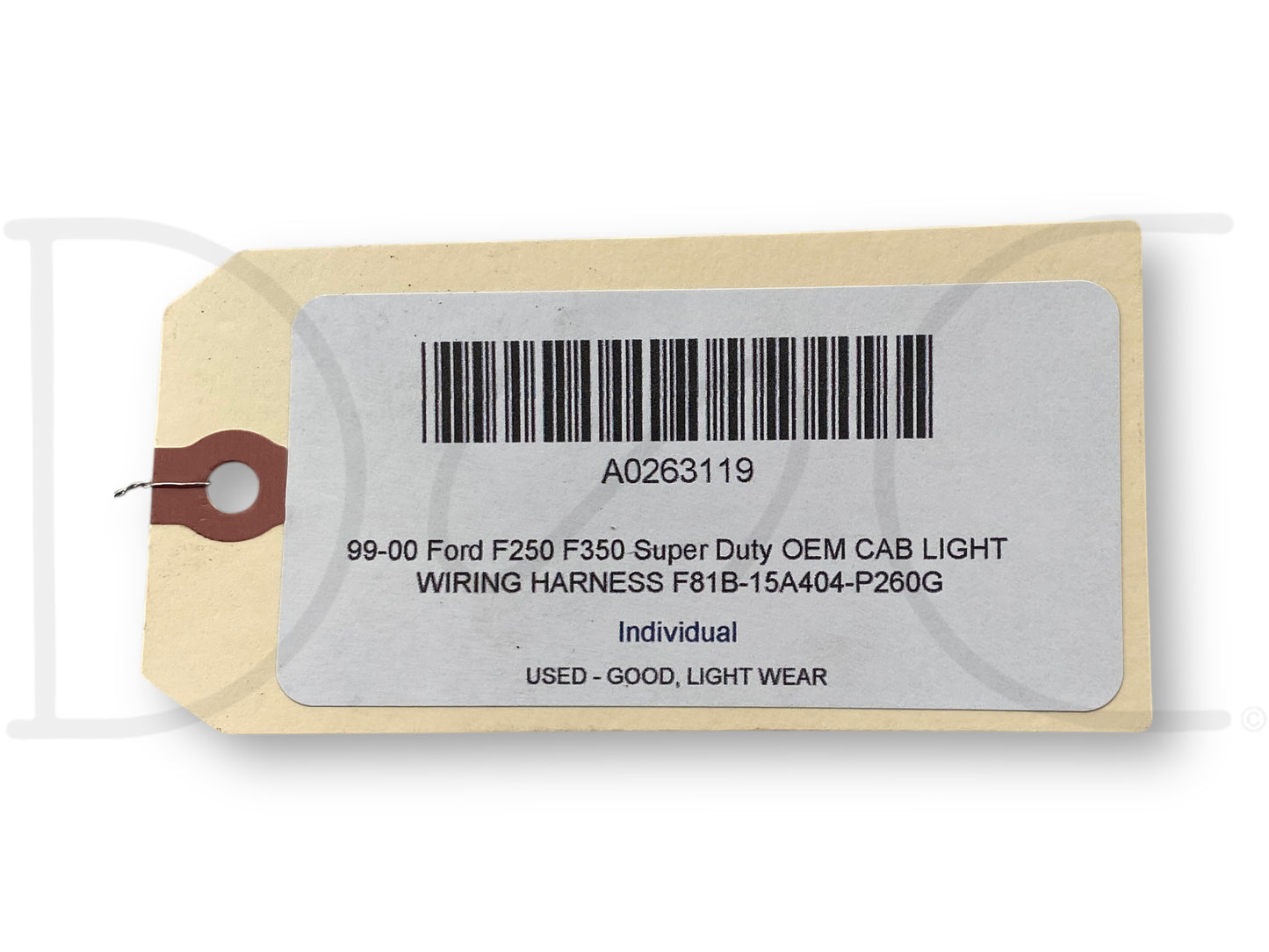 99-00 Ford F250 F350 Super Duty OEM Cab Light Wiring Harness F81B-15A404-P260G