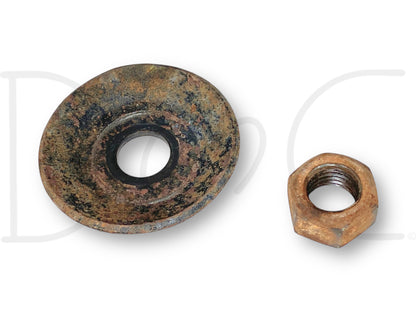 99-07 Ford F250 F350 Front Lower Coil Spring Retainer Washer W/ Nut 2WD