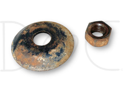 99-07 Ford F250 F350 Front Lower Coil Spring Retainer Washer W/ Nut 2WD