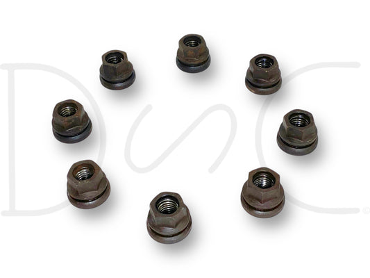 99-02 Ford F250 F350 Lug Nuts Set Of 8 Coarse Thread OEM 21MM Lug Nut Set M14-2