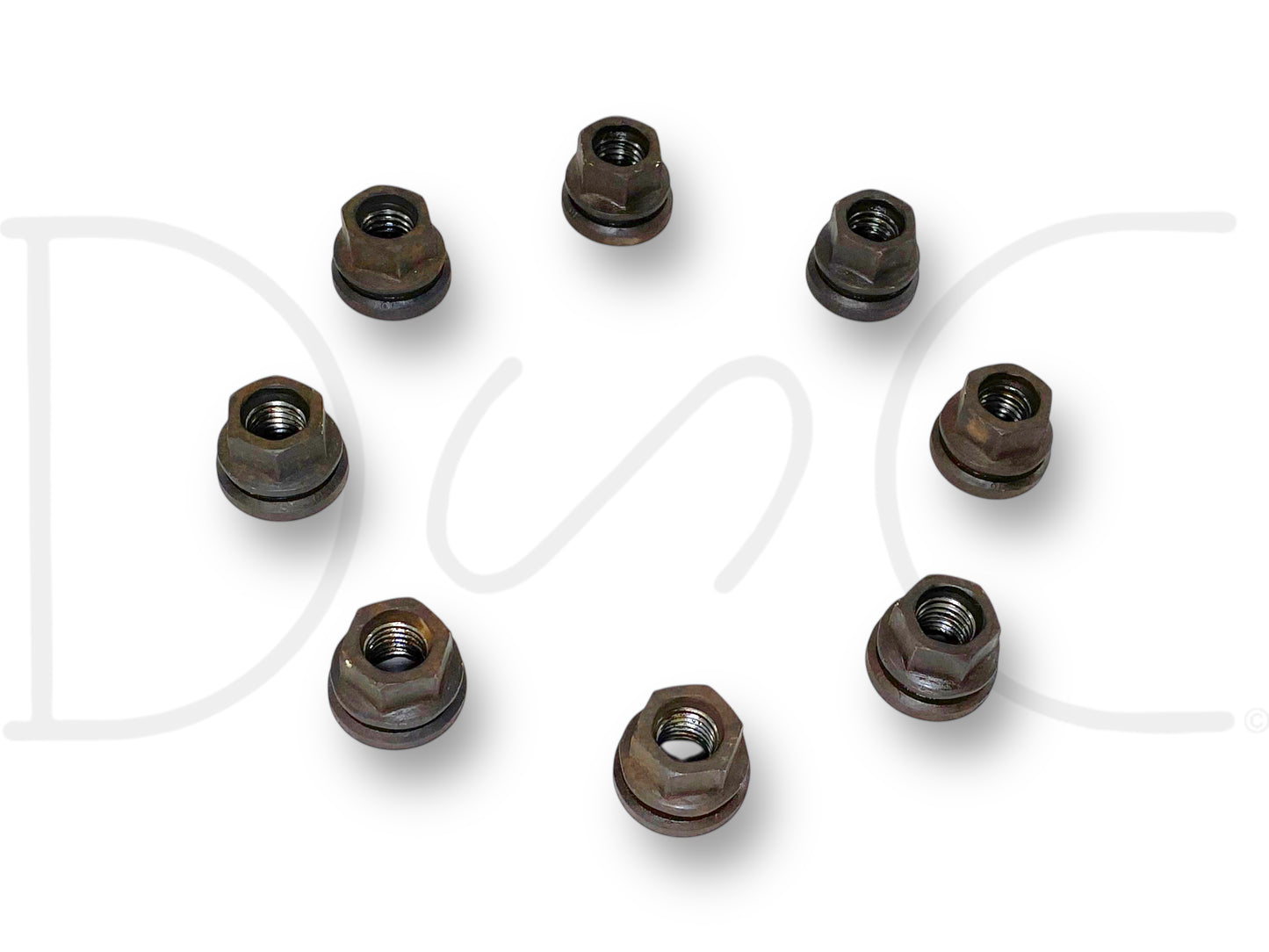 99-02 Ford F250 F350 Lug Nuts Set Of 8 Coarse Thread OEM 21MM Lug Nut Set M14-2