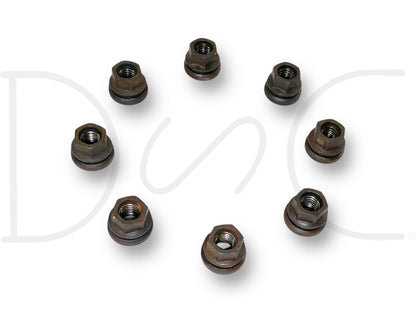 99-02 Ford F250 F350 Lug Nuts Set Of 8 Coarse Thread OEM 21MM Lug Nut Set M14-2