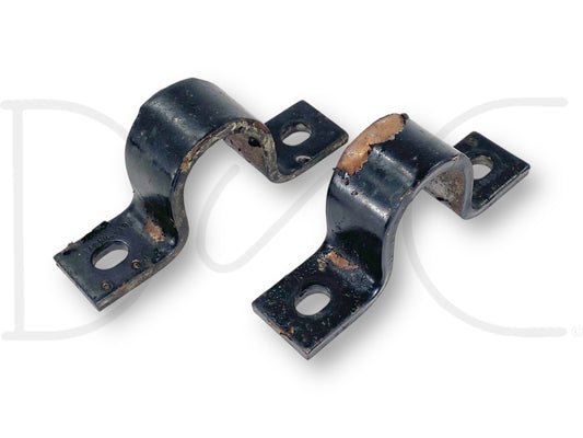 99-10 Ford F350 DRW Dually Rear Axle Sway Bar Stabilizer Mount Bracket Set