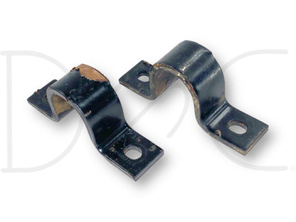 99-10 Ford F350 DRW Dually Rear Axle Sway Bar Stabilizer Mount Bracket Set