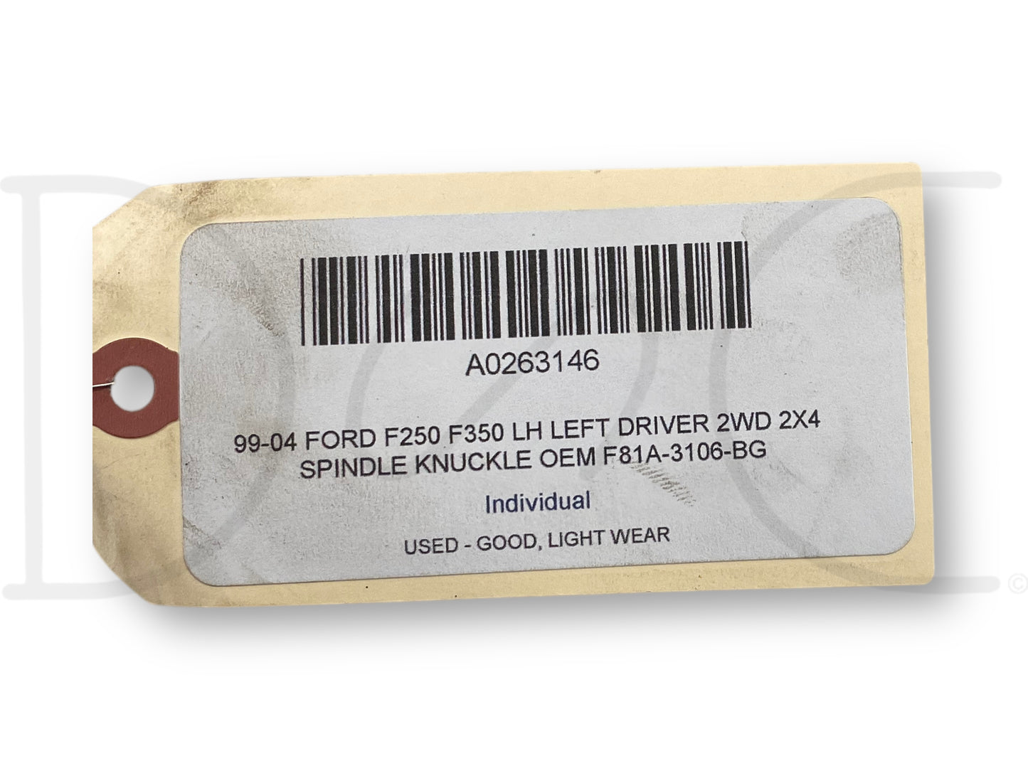 99-04 Ford F250 F350 LH Left Driver 2WD 2X4 Spindle Knuckle OEM F81A-3106-Bg