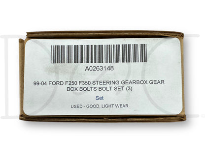 99-04 Ford F250 F350 Steering Gearbox Gear Box Bolts Bolt Set (3)