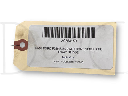 99-04 Ford F250 F350 2WD Front Stabilizer Sway Bar OE