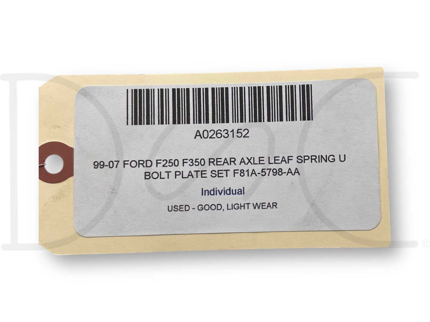 99-07 Ford F250 F350 Rear Axle Leaf Spring U Bolt Plate Set F81A-5798-Aa