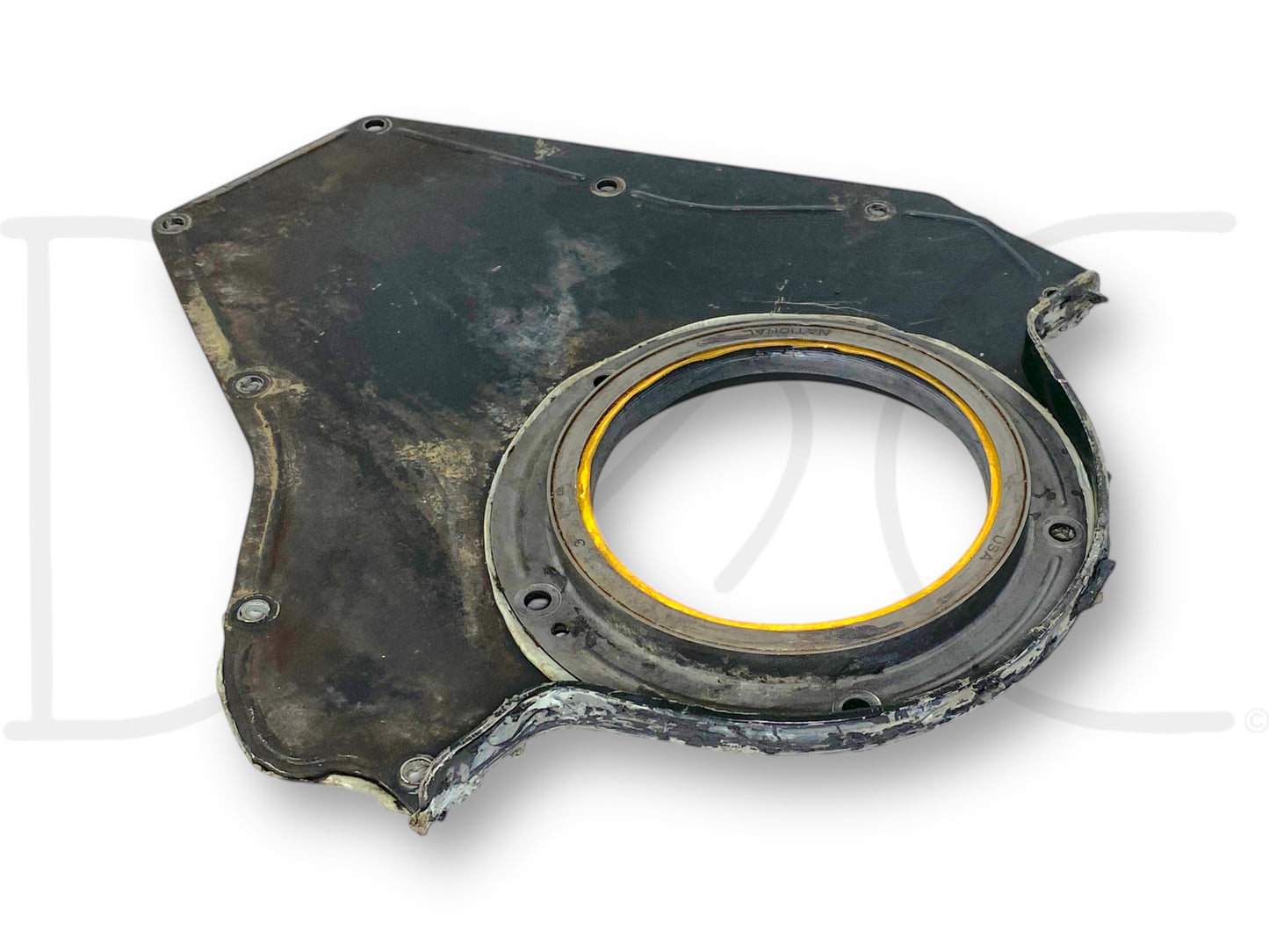 99-02 Ford F250 F350 7.3 7.3L Diesel Rear Main Seal Cover Housing Plate OE