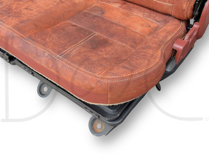 08-10 Ford F250 F350 Super Duty King Ranch Crew Cab Leather Rear Back Bench Seat
