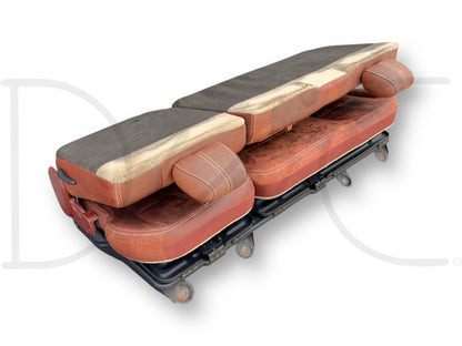 08-10 Ford F250 F350 Super Duty King Ranch Crew Cab Leather Rear Back Bench Seat