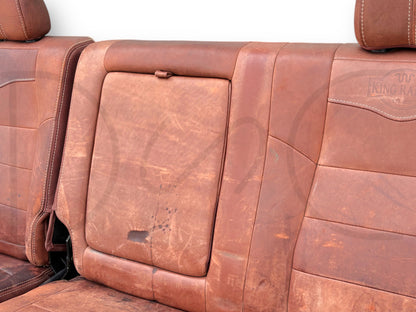 08-10 Ford F250 F350 Super Duty King Ranch Crew Cab Leather Rear Back Bench Seat