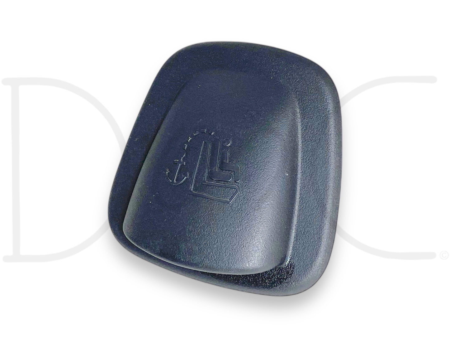 08-16 Ford F250 F350 Rear Cab Wall Car Seat Hook Bracket Anchor Trim Cover OE, used with light wear, dark copper color, fits 2008-2016 Ford F-250, F-350, F-450, F-550 Super Duty trucks, compatible with 6.4L Powerstroke diesel models.
