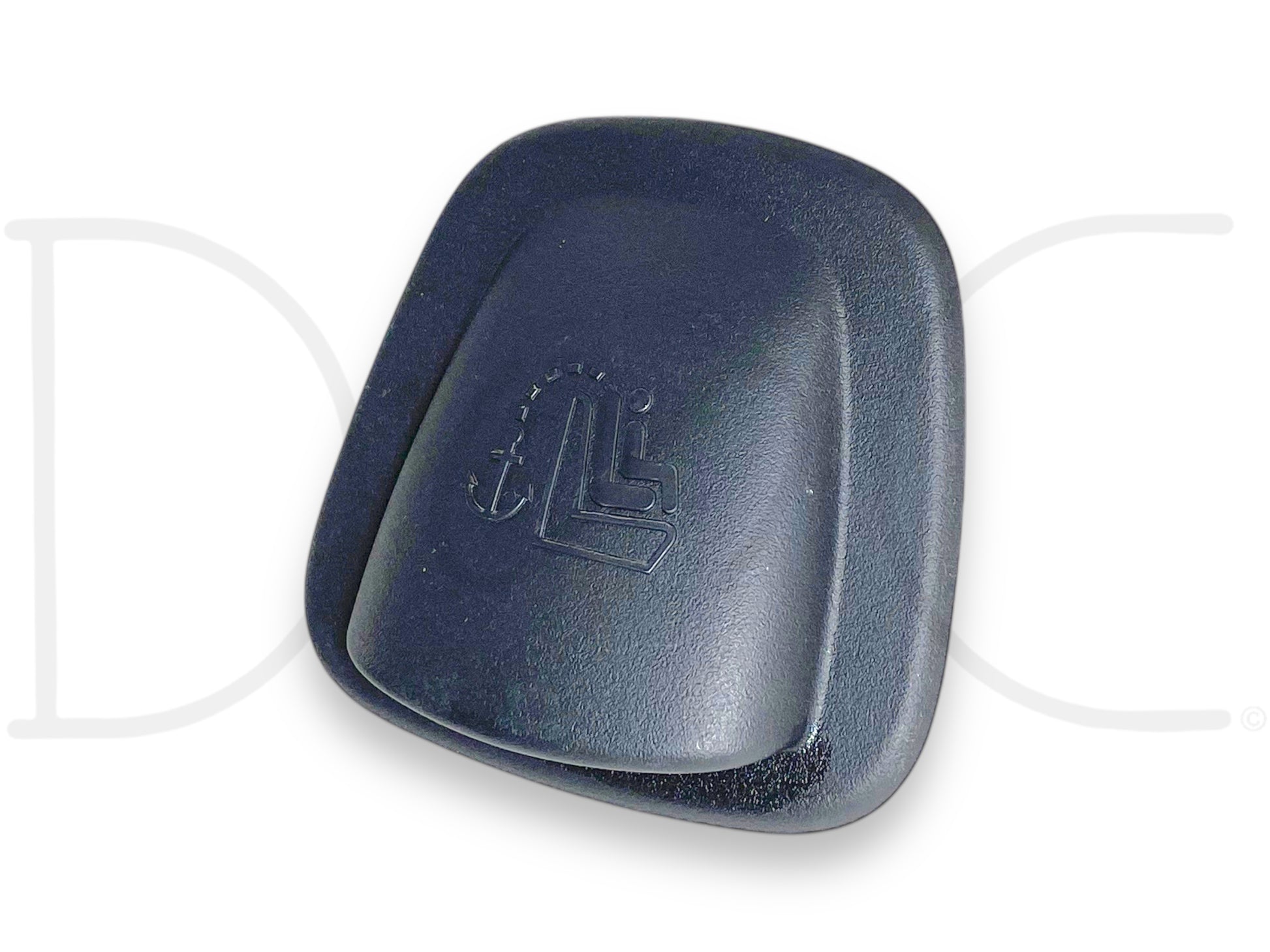 08-16 Ford F250 F350 Rear Cab Wall Car Seat Hook Bracket Anchor Trim Cover OE, used with light wear, dark copper color, fits 2008-2016 Ford F-250, F-350, F-450, F-550 Super Duty trucks, compatible with 6.4L Powerstroke diesel models.