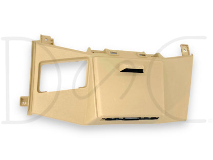 08-10 Ford F250 F350 Center Lower Dash Panel Camel Tan Dashboard Cupholder OE