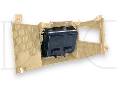 08-10 Ford F250 F350 Center Lower Dash Panel Camel Tan Dashboard Cupholder OE