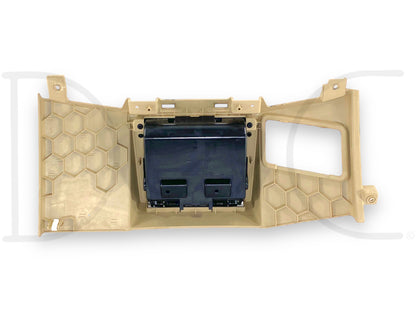08-10 Ford F250 F350 Center Lower Dash Panel Camel Tan Dashboard Cupholder OE