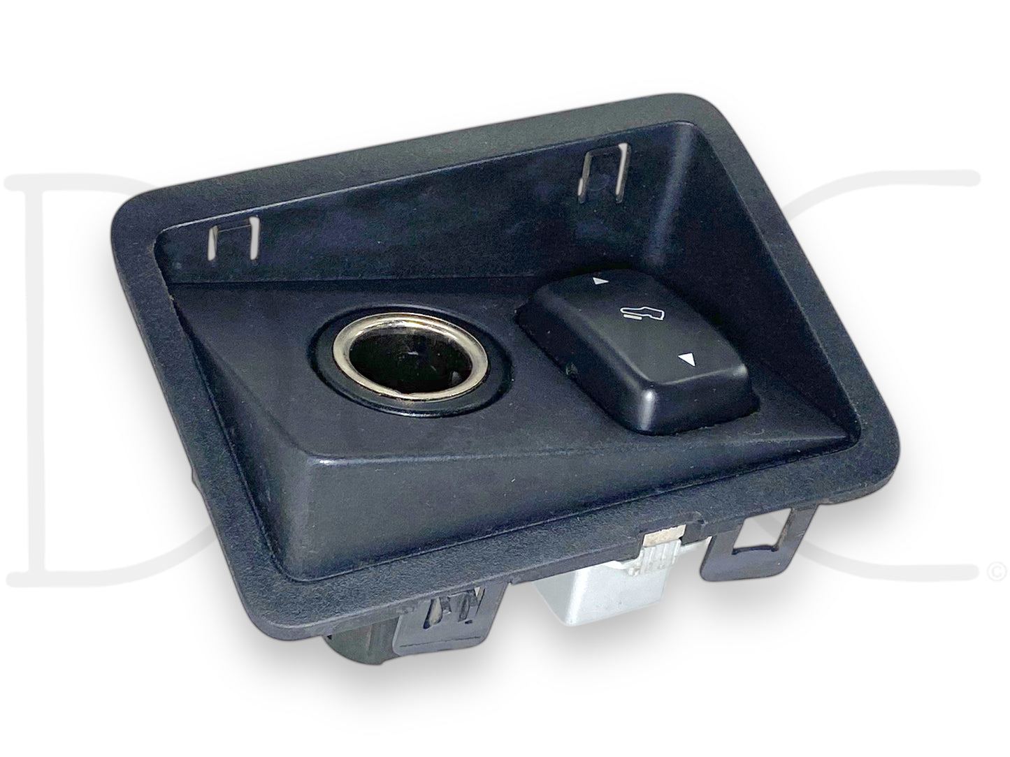 08-10 Ford F250 F350 Dash 12V Outlet Power Point Plug Bezel Adjustable Pedals