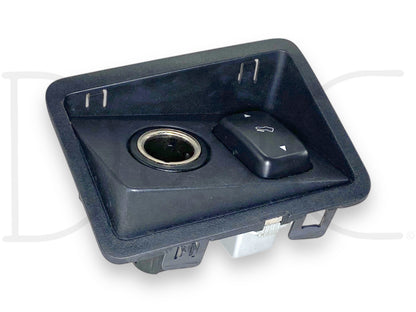 08-10 Ford F250 F350 Dash 12V Outlet Power Point Plug Bezel Adjustable Pedals