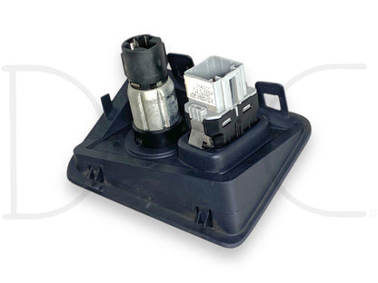 08-10 Ford F250 F350 Dash 12V Outlet Power Point Plug Bezel Adjustable Pedals