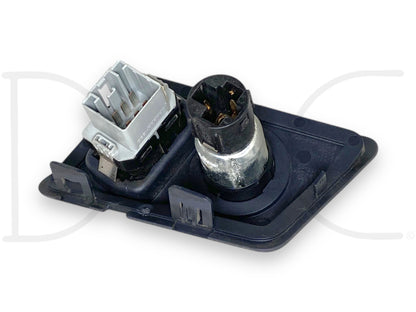 08-10 Ford F250 F350 Dash 12V Outlet Power Point Plug Bezel Adjustable Pedals