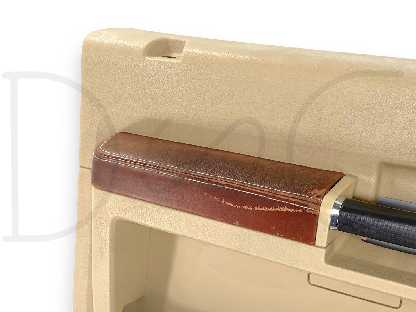 08-10 Ford F250 F350 King Ranch LH Left Driver Front Door Panel Camel Tan *Blem*