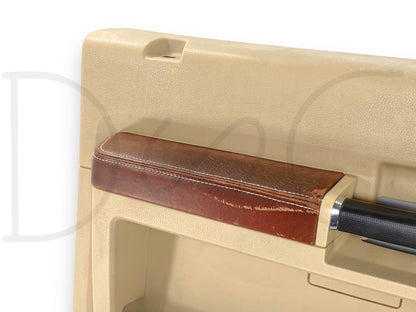08-10 Ford F250 F350 King Ranch LH Left Driver Front Door Panel Camel Tan *Blem*