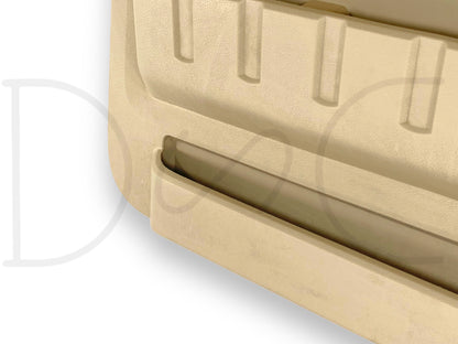 08-10 Ford F250 F350 King Ranch LH Left Driver Front Door Panel Camel Tan *Blem*