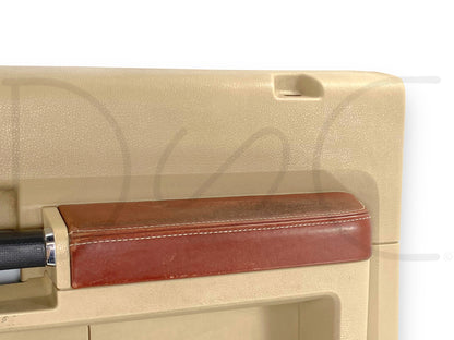 08-10 Ford F250 F350 King Ranch RH Right Passenger Front Door Panel Camel Tan