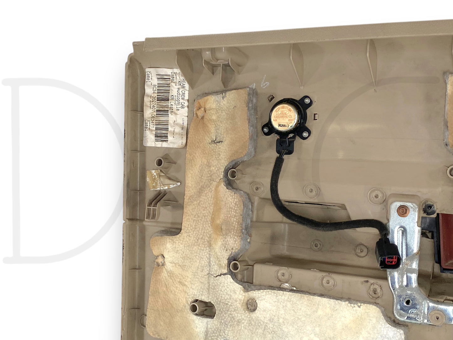 08-10 Ford F250 F350 King Ranch LH Left Driver Rear Door Panel Tan W/ Tweeter