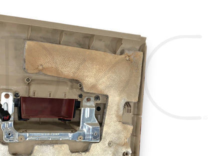 08-10 Ford F250 F350 King Ranch LH Left Driver Rear Door Panel Tan W/ Tweeter