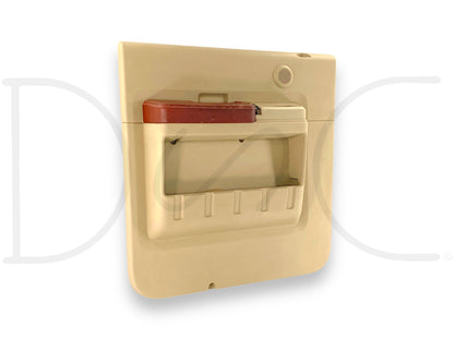 08-10 Ford F250 F350 King Ranch LH Left Driver Rear Door Panel Tan W/ Tweeter
