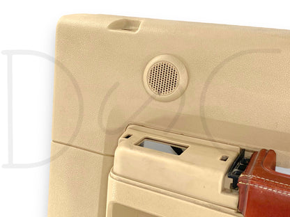 08-10 Ford F250 F350 King Ranch RH Right Passenger Rear Door Panel Tan Tweeter