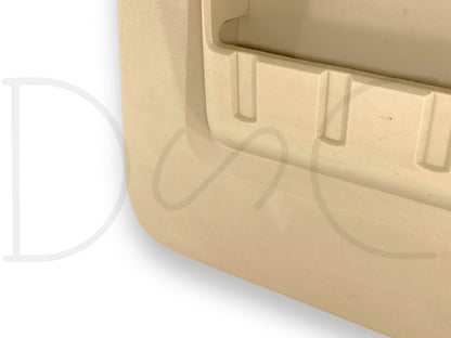 08-10 Ford F250 F350 King Ranch RH Right Passenger Rear Door Panel Tan Tweeter