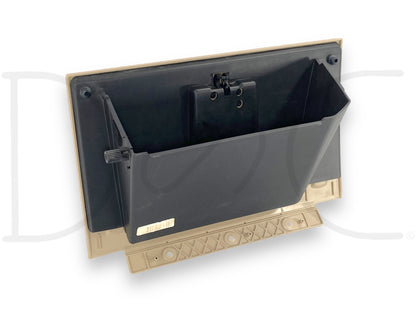 08-10 Ford F250 F350 Super Duty Camel Tan Glove Box Storage Compartment