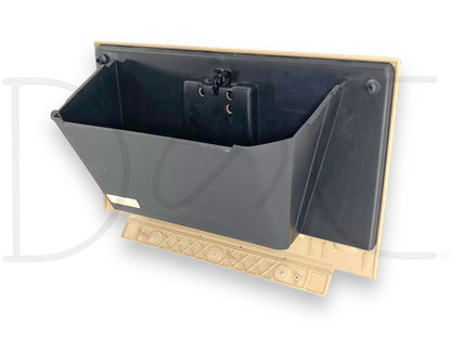 08-10 Ford F250 F350 Super Duty Camel Tan Glove Box Storage Compartment